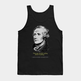 ALexander Hamilton Quote Tank Top